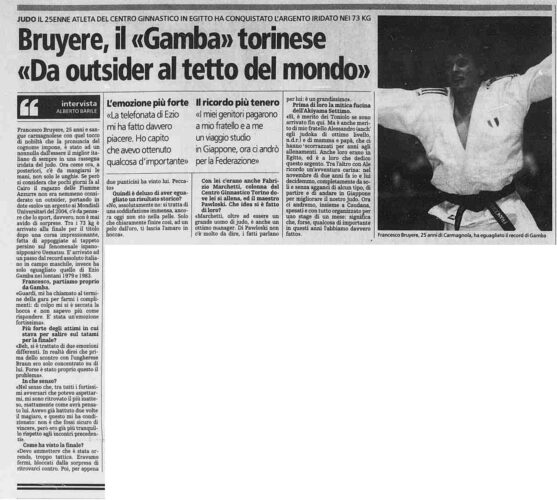 Fonte: La Stampa 16/09/2005