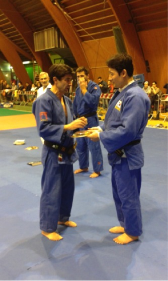 Il sindaco di Bardonecchia Borgis con Jeon Ki Young